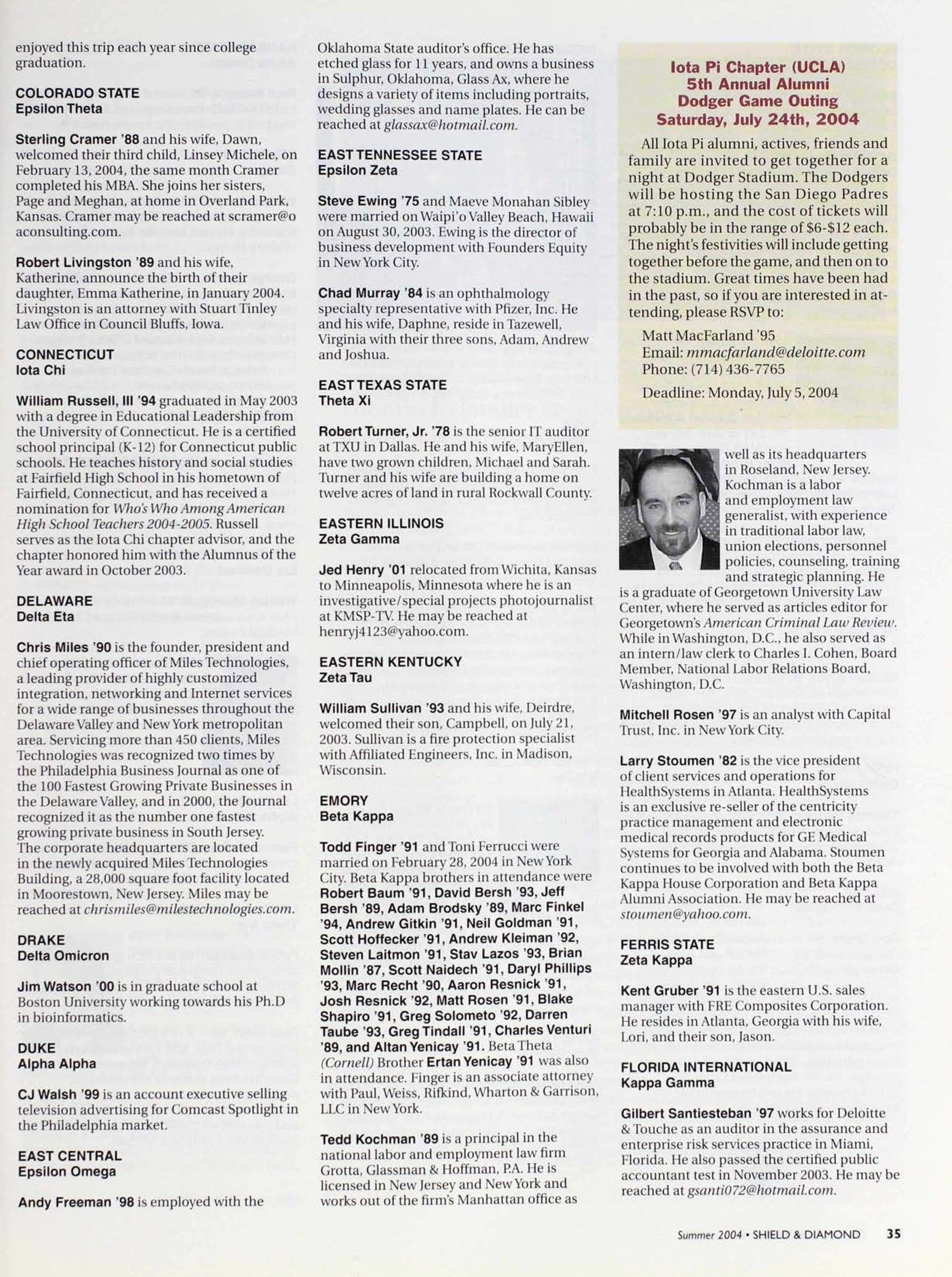 Iota Pi Chapter (UCLA) 5th Annual Alumni...